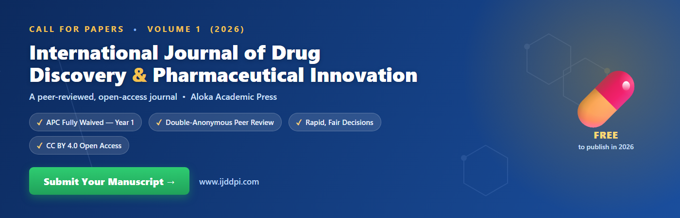 Call for Papers - IJDDPI: APC fully waived in Year 1. Submit your manuscript.